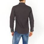 Novato Button-Up // Black + White (2XL)