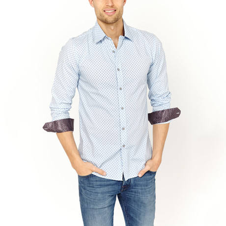 St. Lynn // Brea Button-Up // Light Blue (M)