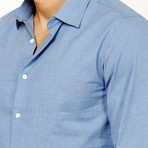 St. Lynn // Merced Button-Up // Sky Blue (M)