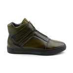 Scully High-Top Slip On Sneaker // Olive (US: 10.5)