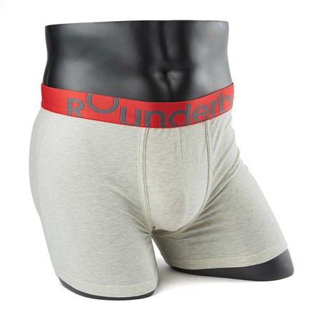 Heather Padded Boxer Brief // Heather Warm Gray (S)
