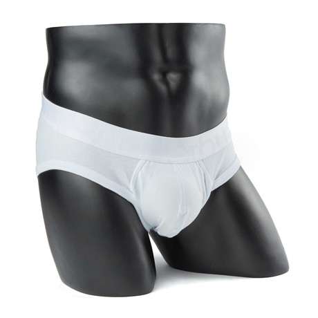 Padded Package Brief // White (S)