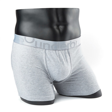 Padded Boxer Brief // Gray (M)