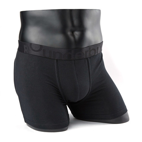 Padded Boxer Brief // Black (S)
