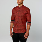 Royal Batik Western Shirt // Red (XL)