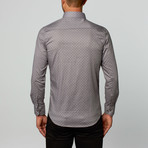 Starry Night Button-Up Shirt // Grey (M)