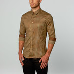 Wallpaper Diamond Button-Up Shirt // Light Brown (L)