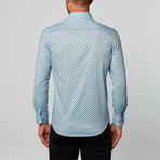 Cross Dot Button-Up Shirt // Light Blue (M)
