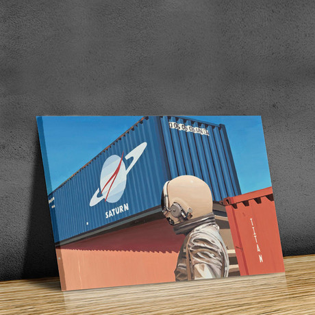 Shipping Container (18"W x 24"H // Print)