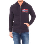 Bercus Full Zip Sweatshirt // Marine (2XL)