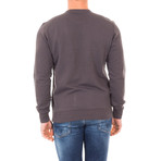 Briton Crew Neck Sweatshirt // Charcoal (L)