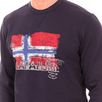 Briton Crew Neck Sweatshirt // Marine (M)