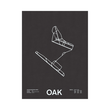OAK // Oakland International Airport Screenprint