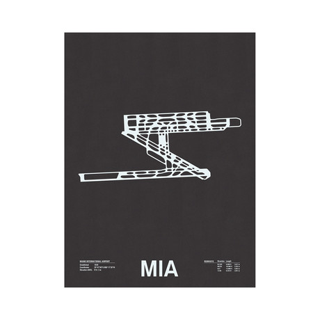 MIA // Miami International Airport Screenprint