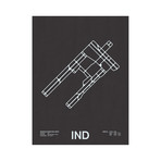 IND // Indianapolis International Airport Screenprint