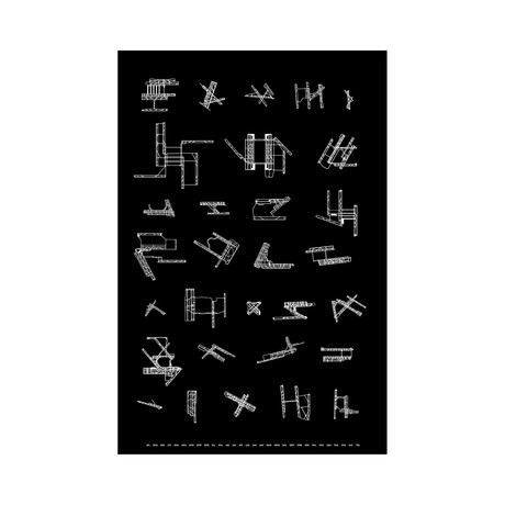 30 Busiest US Airports Screen Print