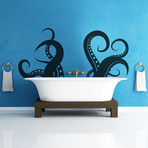 Octopus Tentacles // Black (100"W x 46"H)