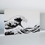 Japanese Great Hokusai Wave (104"W x 65"H)