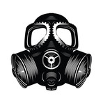 Gas Mask (42"W x 40"H)