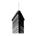 Top of Flatiron Building // NYC (21"W x 49"H)