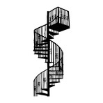 Spiral Staircase (34"W x 84"H)