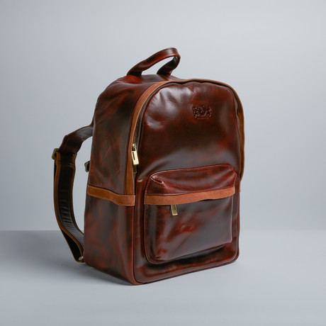 Avallone // Antique Leather Backpack