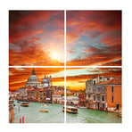 Venice Sunset (20"W x 20"H x 0.5"D)