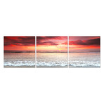 Ocean Sunset (20"W x 20"H x 0.5"D)