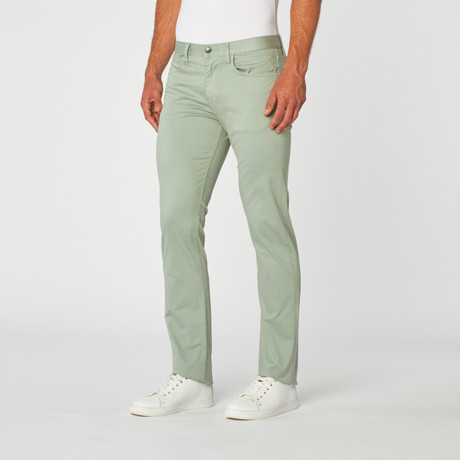 Gianni Brixton Twill Slim Straight Denim Pant // Desert Sage (36WX34L)