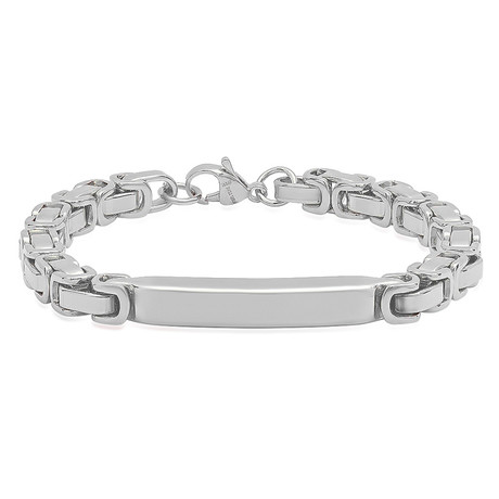 Byzantine Chain ID Bracelet // Silver