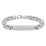 Byzantine Chain ID Bracelet // Silver