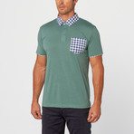 Sandberg Plaid Polo // Green (M)