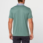 Sandberg Plaid Polo // Green (M)