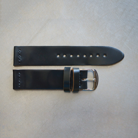 Horween Shell Cordovan Strap (Black)