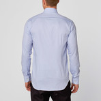 Woven Texture Dress Shirt // Blue (US: 16.5L)