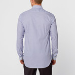 Striped Dress Shirt // Blue + White (US: 15.5R)