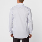 Pinstripe Dress Shirt // Blue + White (US: 15.5R)