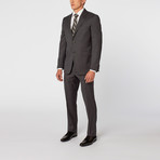 Heathered Pinstripe Suit // Grey (US: 54R)