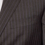 Heathered Pinstripe Suit // Grey (US: 54R)