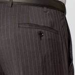 Heathered Pinstripe Suit // Grey (US: 54R)