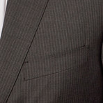 Narrow Pinstripe Suit // Grey (US: 50R)