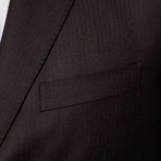 Subtle Stripe Suit // Black (US: 54R)