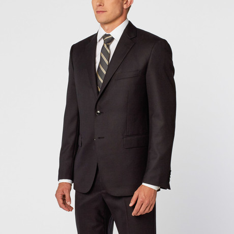 Subtle Stripe Suit // Black (US: 48R)