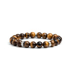 Grand Tiger Eye Bracelet / Silver