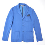 French Terry Knit Blazer // Periwinkle (XS)