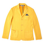 French Terry Knit Blazer // Yellow (2XL)