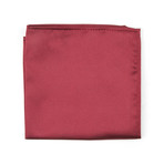Pocket Square // Red Textured