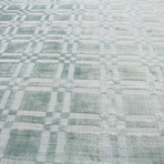 Intersect Aqua Rug (2'6"L x 8"W)