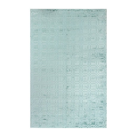 Intersect Aqua Rug (2'6"L x 8"W)