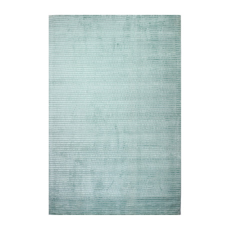 Corduroy Aqua Rug (2'6"L x 8"W)